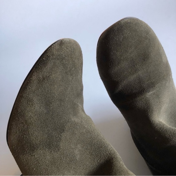 M&S Autograph Suede Block Heel Over the Knee Boots - Picture 14 of 16